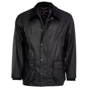 Image of Barbour Mens Bedale Wax Jacket Black 48