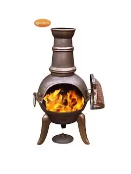 Image of Gardeco Granada Medium Cast Iron Chimenea