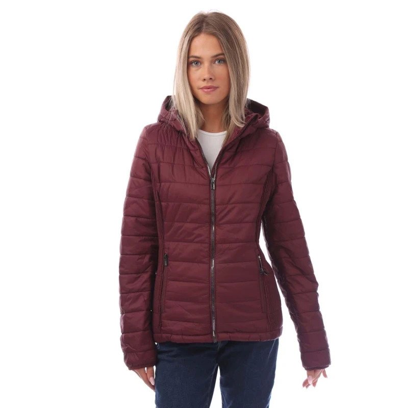 Image of Trespass Valerie Padded Jacket Purple female 8