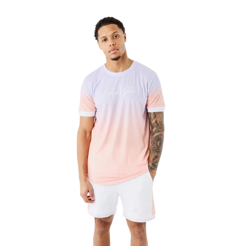 Image of Project X Paris Gradient effect T-Shirt Project X Paris Violet Male S