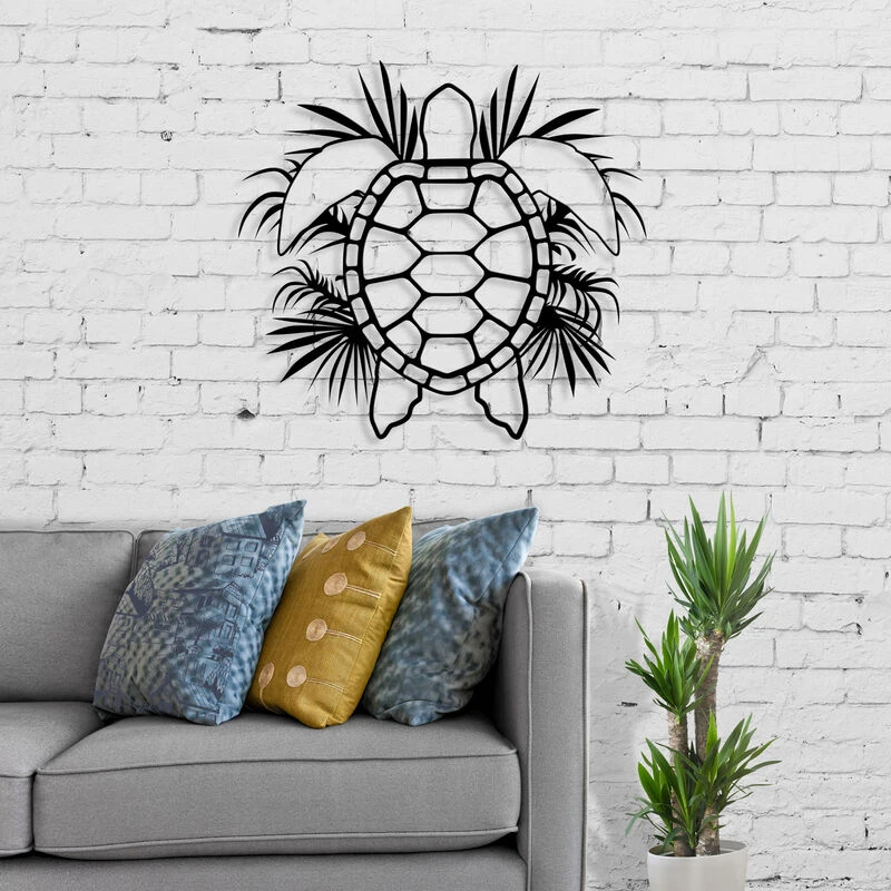 Image of DECORTIE Decortie - metal wall art NO:26 caretta - Black - Black M.DK.T.13332.17
