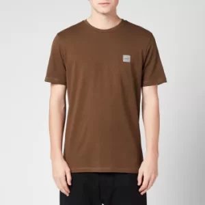 Image of Hugo Boss Tales 1 Chest Logo T-Shirt Brown Size L Men