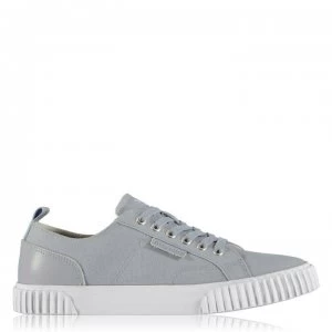Image of Lyle and Scott Mitchell Mens Canvas Trainers - Cloud Blue 468