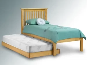 Image of Julian Bowen Barcelona Pine Wooden Guest Bed Frame