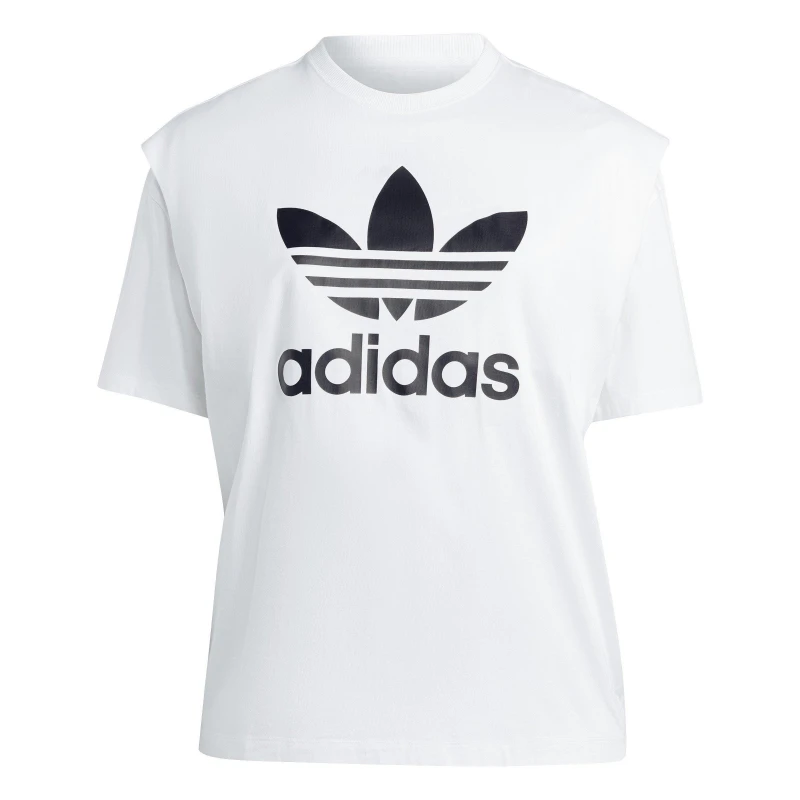 Image of adidas Classic Trefoil T-Shirt Womens - White White 22