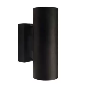 Image of Nordlux Tin Outdoor Up & Down Wall Light - Black