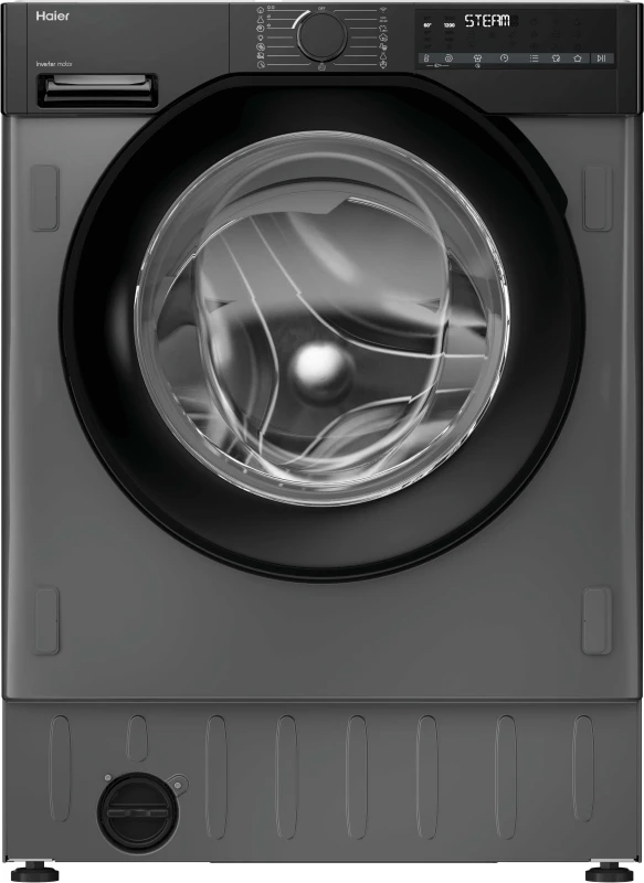 Image of HAIER Series 6 BHA6S696M6DB9R80 Integrated 9KG Washer Dryer, Silver/Grey,Black 8059019109671