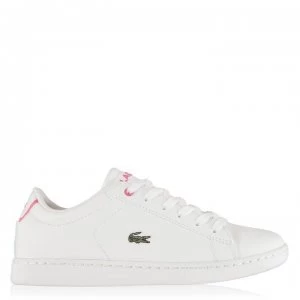 Image of Lacoste Carnaby BL1 Trainers - White/Pink