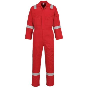 Image of C814RERL - sz Long L Iona Cotton Coverall - Red - Portwest
