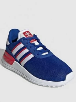 Image of adidas Originals La Trainer Lite Childrens Trainers - Blue, Size 2