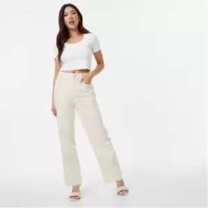 Image of Jack Wills Hailey High Rise Jeans - Cream