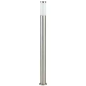 Image of Fan Europe TOKYO Outdoor 110cm Bollard Nickel, IP44 110x11.5cm