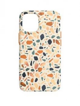 Image of Tech21 Ecoart For iPhone 12 Mini - Terazzo Orange