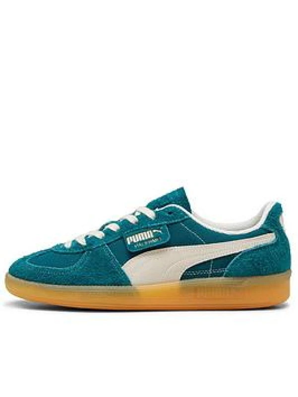 Image of PUMA Palermo Trainers in Green Green UK 3 (EU 35½)