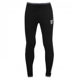 Image of 11 Degrees Panel Skinny Jogging Pants - Black/White