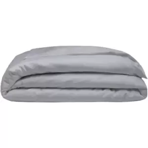 Image of Sateen Duvet Cover (Double) (Platinum Grey) - Belledorm
