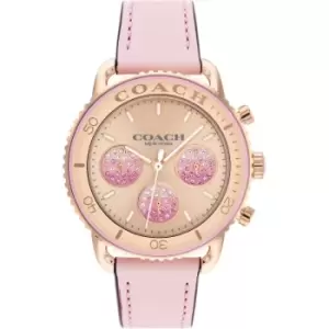 Image of Coach Ladies Cruiser Rose Gold Chronograph Watch