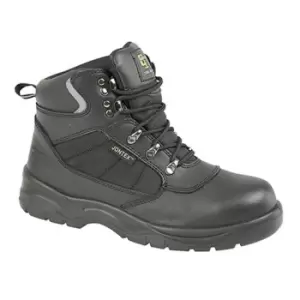 Image of Grafters Mens Safety Waterproof Hiker Type Toe Cap Boots (40 EUR) (Black)