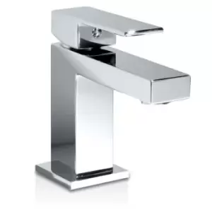 Image of Chrome Mono Basin Mixer Tap - Cube