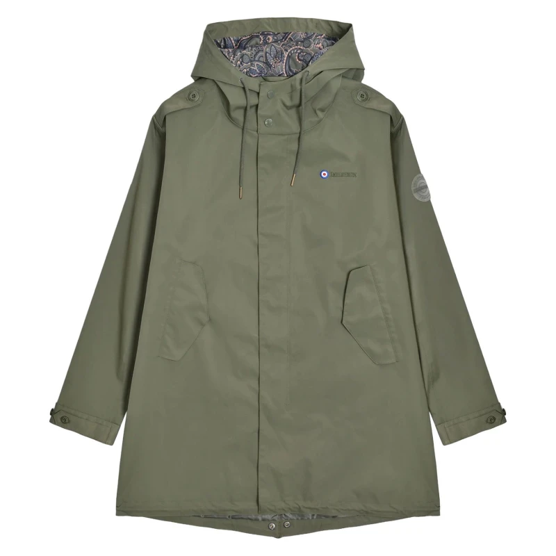Image of Lambretta Lambretta Men Waterproof Parka in Green Size: 2X-large Green XXL Male 5063703654876