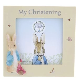 Image of Peter Rabbit Christening Photo Frame