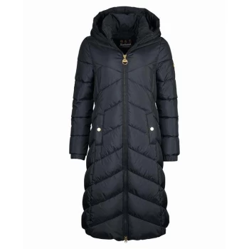Image of Barbour International Athena Quilted Jacket - Black