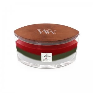 Image of Woodwick Trilogy Winter Garland Scented Candle 453.6g