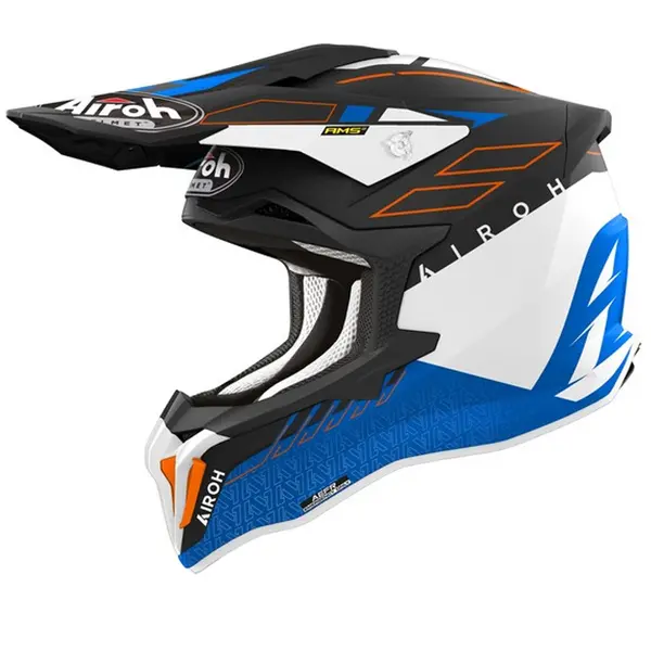 Image of Airoh Strycker Skin Blue Matt Offroad Helmet Size M
