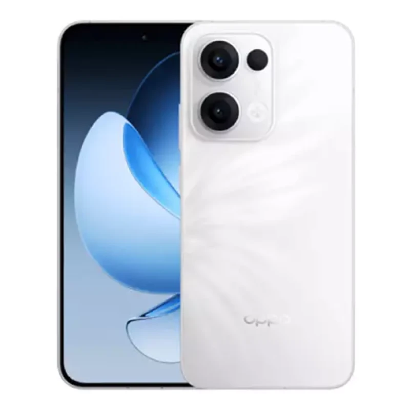 Image of Refurbished - OPPO Reno13 MediaTek Dimensity 8350 12GB RAM 256GB Storage 6.59" AMOLED 5G Dual SIM Android Smartphone - Plume White CPH2689-White-AG