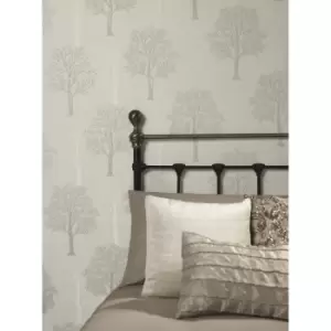 Image of Holden Decor Opus Ornella Wallpaper, Grey