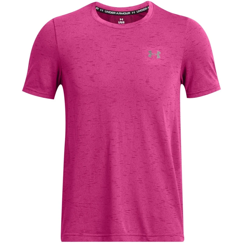Image of Under Armour Armour UA Vanish Seamless Short Sleeve Mens - Pink Pink S