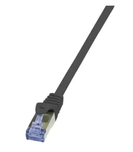 Image of LogiLink 1m Cat7 S/FTP networking cable Black S/FTP (S-STP)