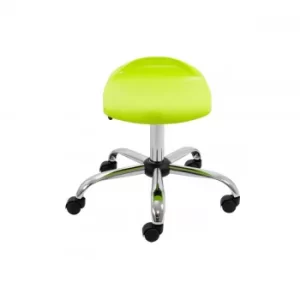 Image of TC Office Titan Swivel Senior Stool with Castors 465-555mm, Lime