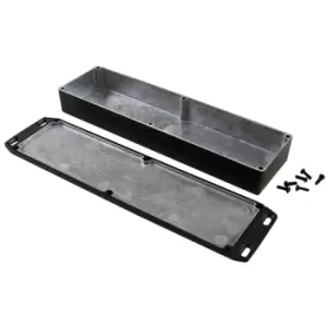 Image of Hammond 1590Wbx2Flbk Enclosure, Aluminium, Ip65, Black