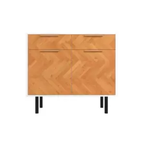 Image of Out & Out Original Out & Out Dallas Parquet Sideboard - White