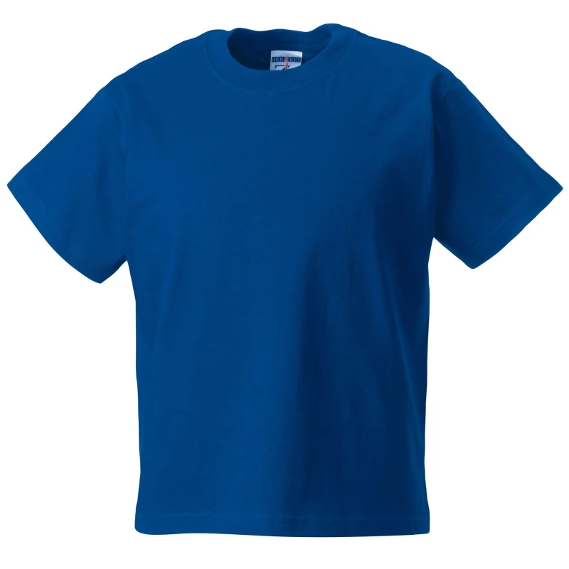 Image of Jerzees Schoolwear Jerzees Schoolgear Classic Plain T-Shirt in Royal Size: 3-4 Years Royal Unisex 3-4 Years