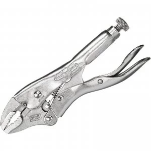 Image of Irwin Vise Grip Curved Jaw Wire Cutting Locking Pliers 100mm