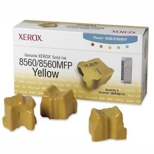 Image of Xerox 108R00725 Yellow Ink Sticks Pack of 3