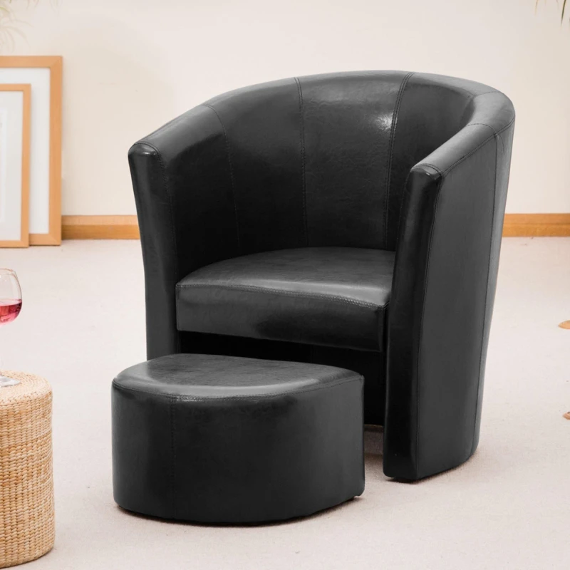 Image of Artemis Home Halewood Tub Chair in Black Unisex