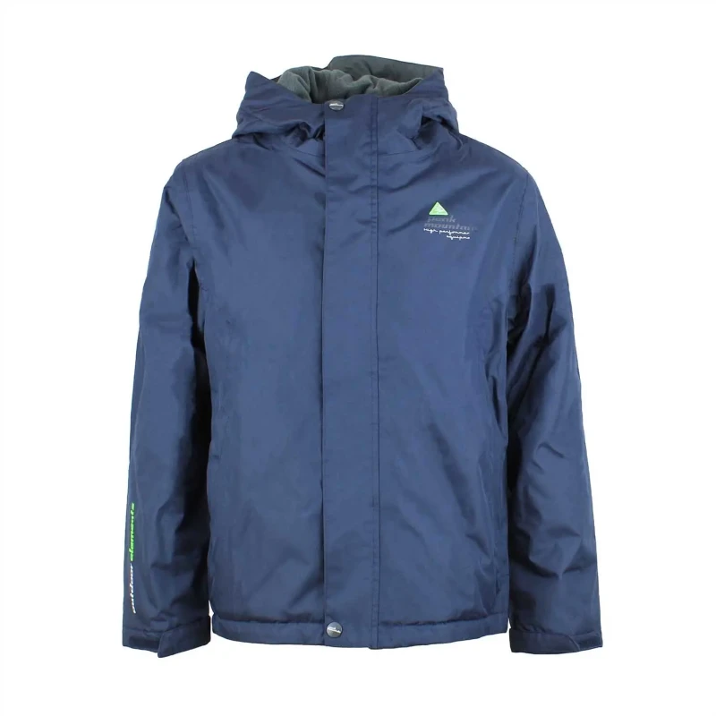 Image of Peak Mountain Waterproof jacket Peak Mountain Cajik Bleu Male L CAJIK/FL/1/MARINE