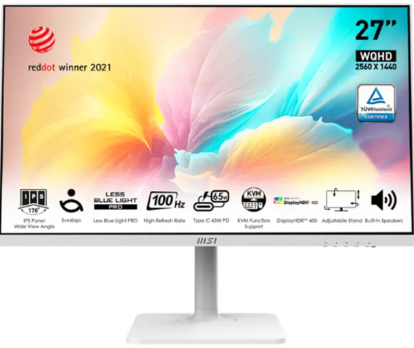 Image of MSI Modern 27" MD271P Full HD IPS LCD Monitor