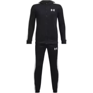 Image of Under Armour Knit Hooded Track Suit - Black