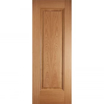 Image of Eindhoven Internal Prefinished Oak 1 Panel Fire Door - 838 x 1981mm