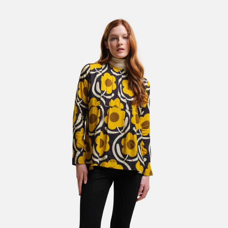 Image of Regatta Orla Kiely Top - Apple Blossom Yellow Apple Blossom Yellow 16