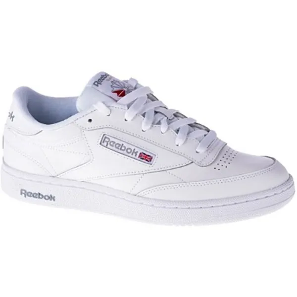 Image of Reebok club c 85 trainers in white & grey White/Grey UK 7 (EU 40½)