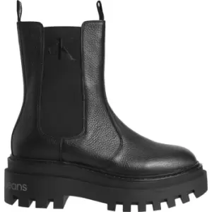 Image of Calvin Klein Jeans Flatform High Chelsea Mix - Black