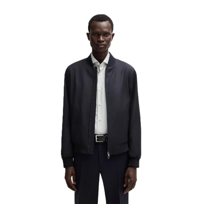 Image of Boss Mens Formal Jacket Dark Blue male 36 (46)