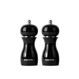 Image of Salter Gloss Salt and Pepper Grinders - Black