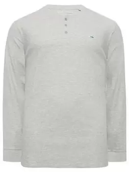 Image of BadRhino Long Sleeve Waffle T-Shirt - Grey, Size 2XL, Men