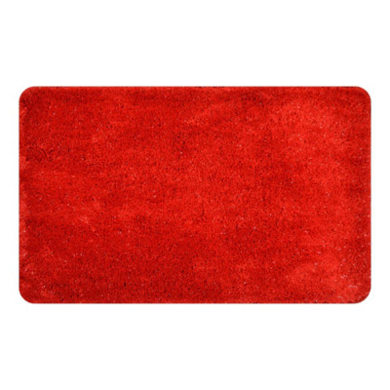 Image of Allure Bath Fashions Bling Microfibre Non-Slip Sparkle Bath Mat - Red